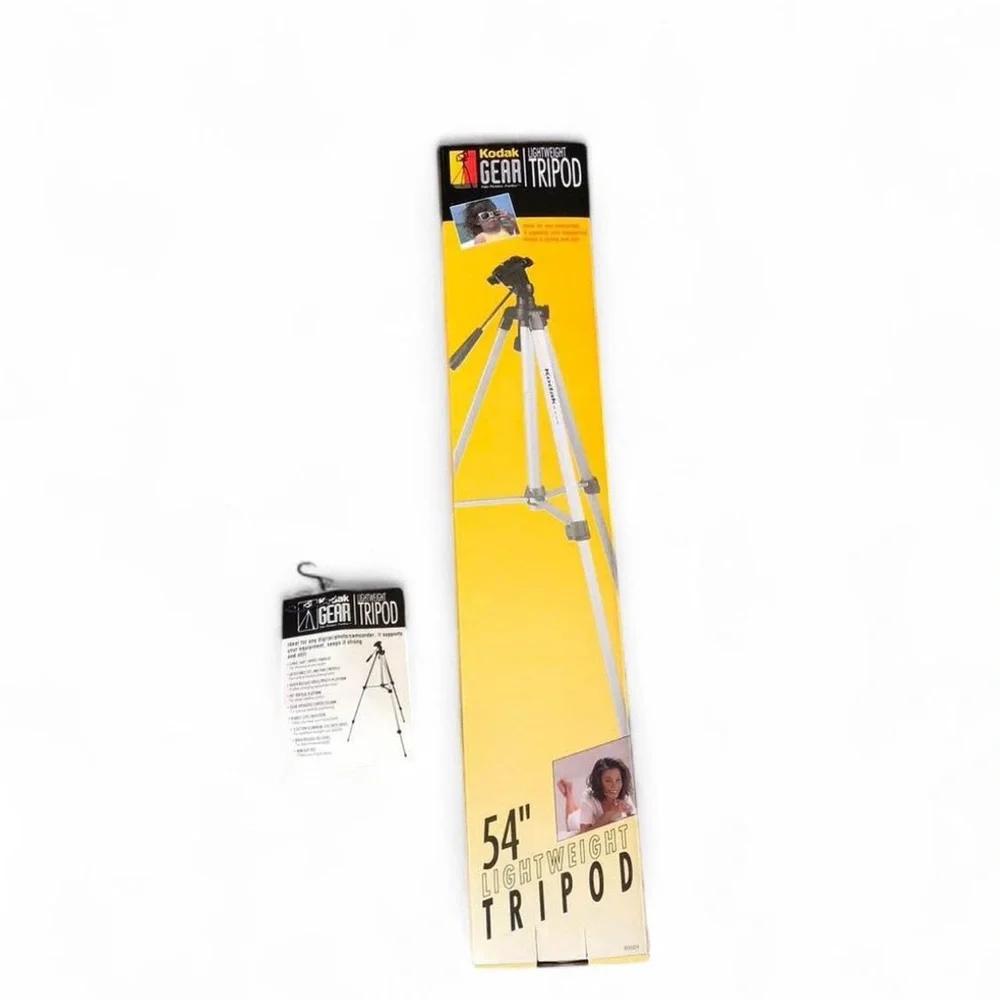 Kodak Gear Tripod 54 Inch Lightweight, For Camera, Camcorder, Fully Adjustable.
